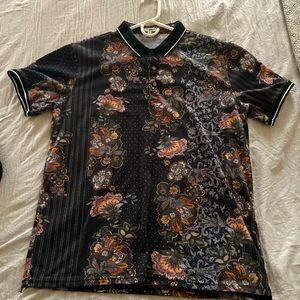 FashionovaMen Large Button up Polo Shirt